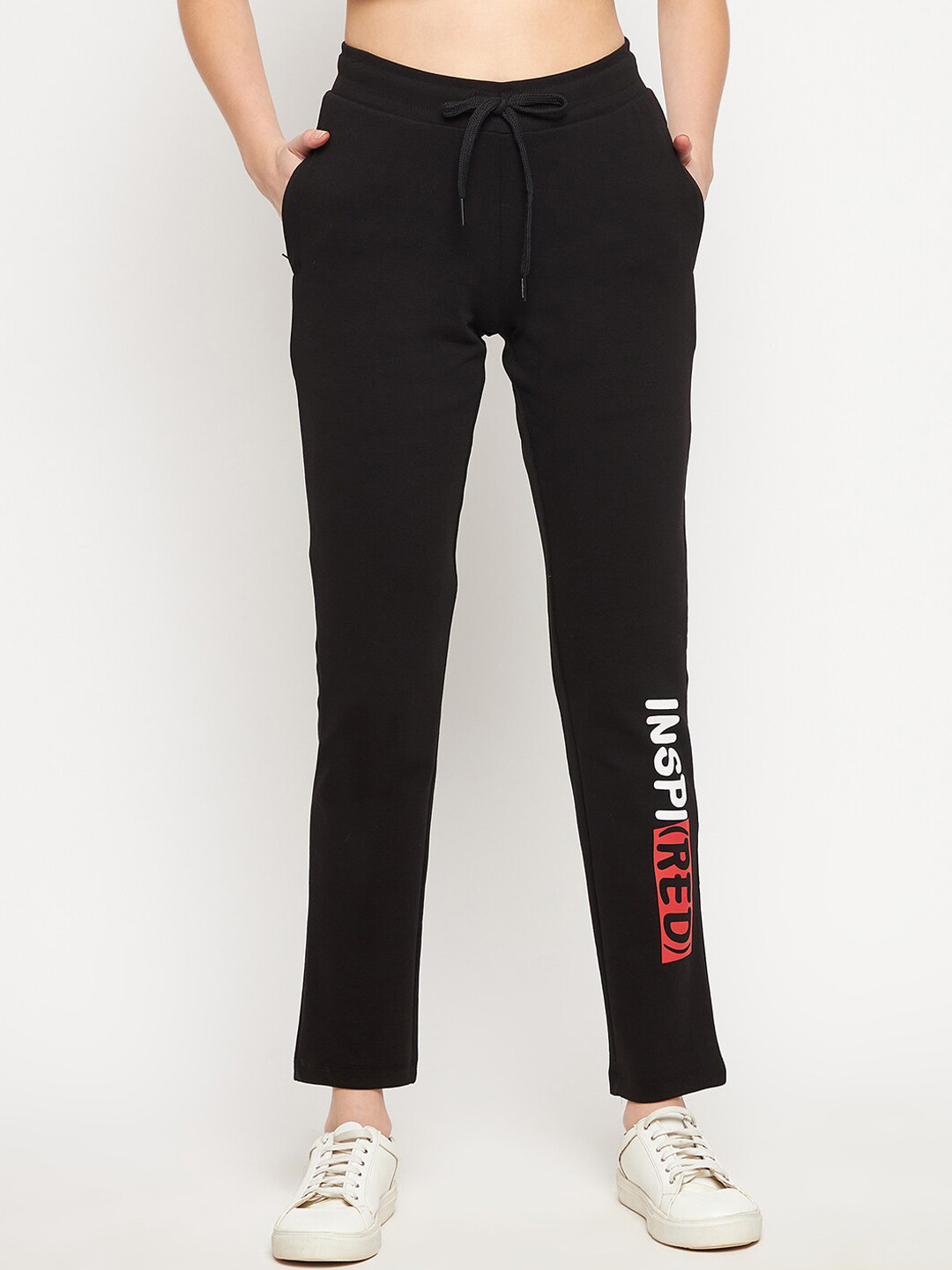 

MADAME M SECRET Women Black Solid Track Pants
