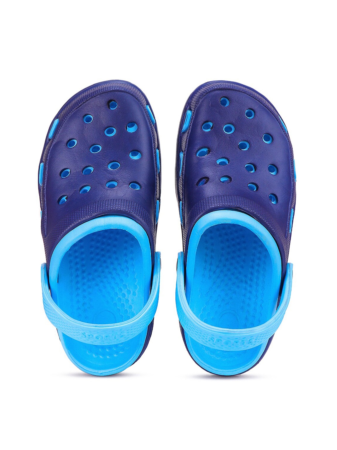 

BERSACHE Men Blue & Navy Blue daily wear Clogs