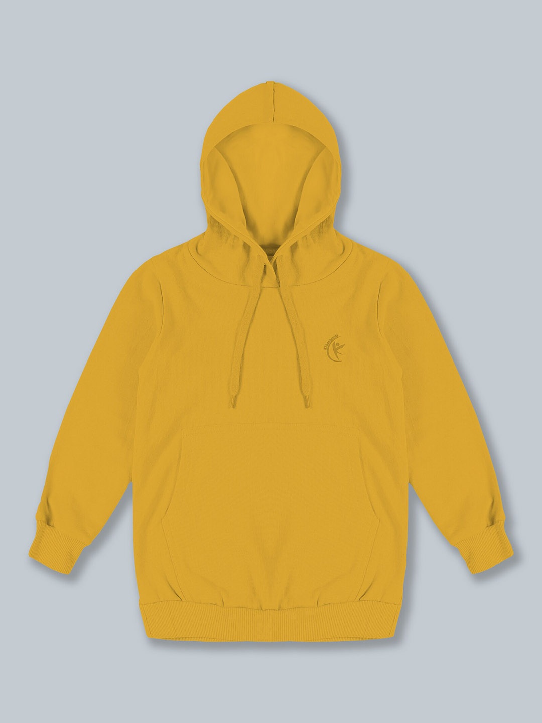 

KiddoPanti Kids Mustard Solid Hooded Sweatshirt