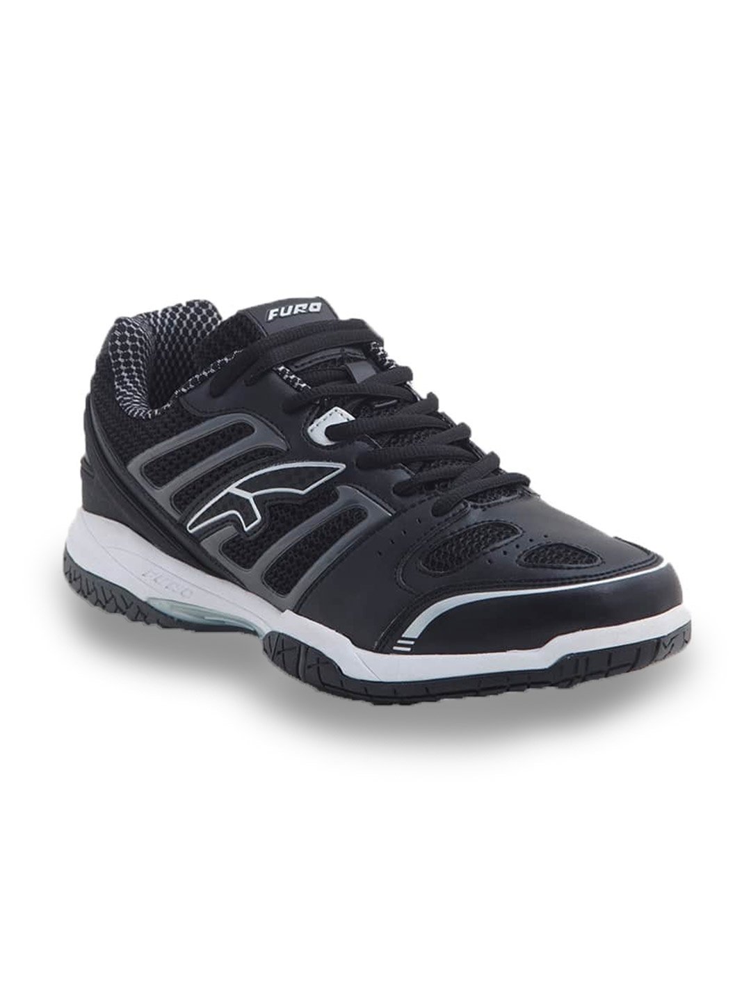 

FURO by Red Chief Men Black Mesh Running Shoes