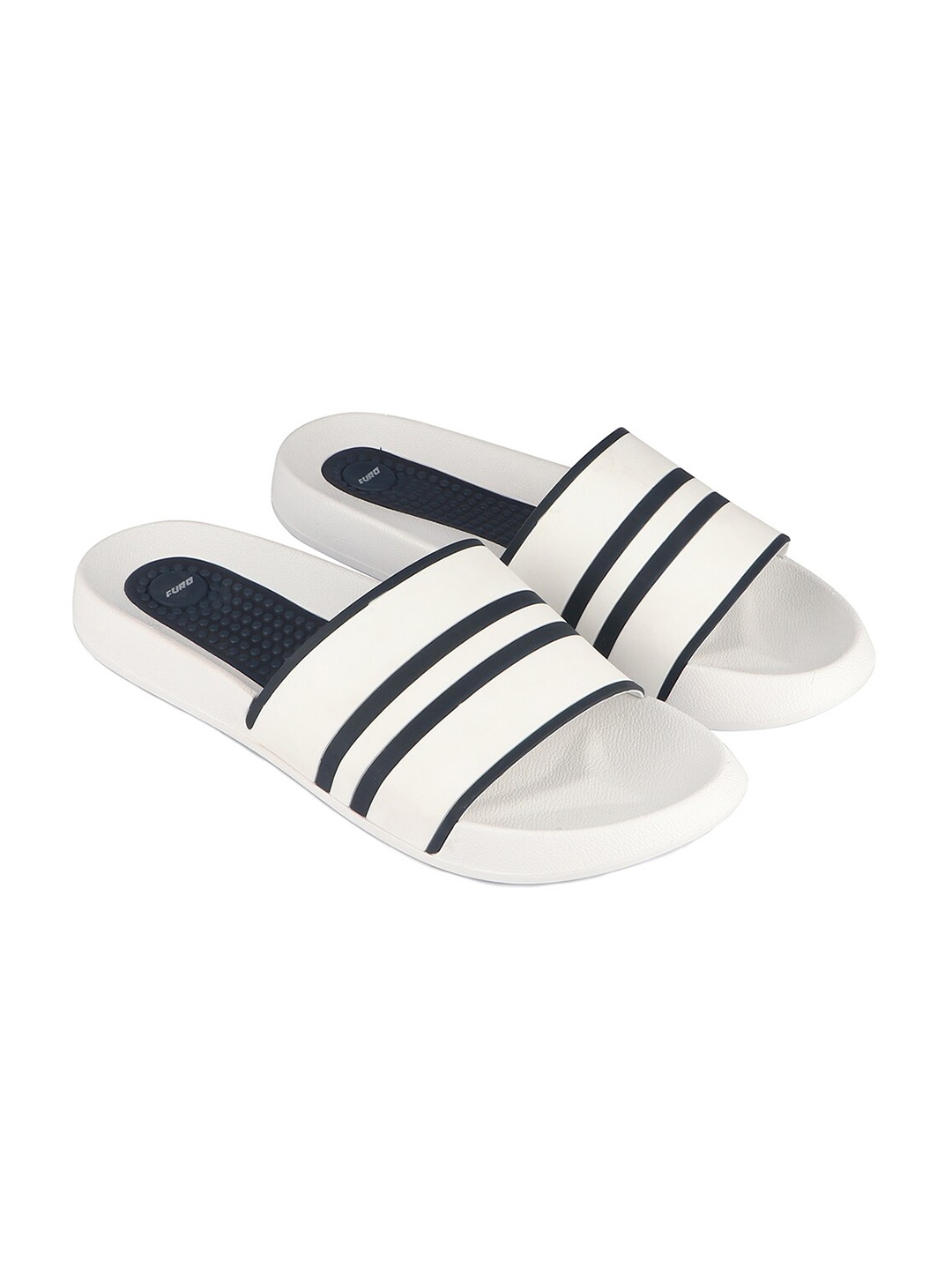 

FURO by Red Chief Men White & Black Thong Flip-Flops