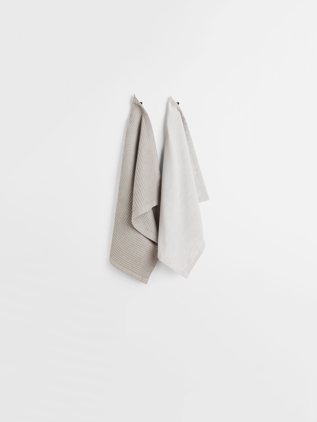 

H&M Beige & Grey 2-Pack Tea Towels