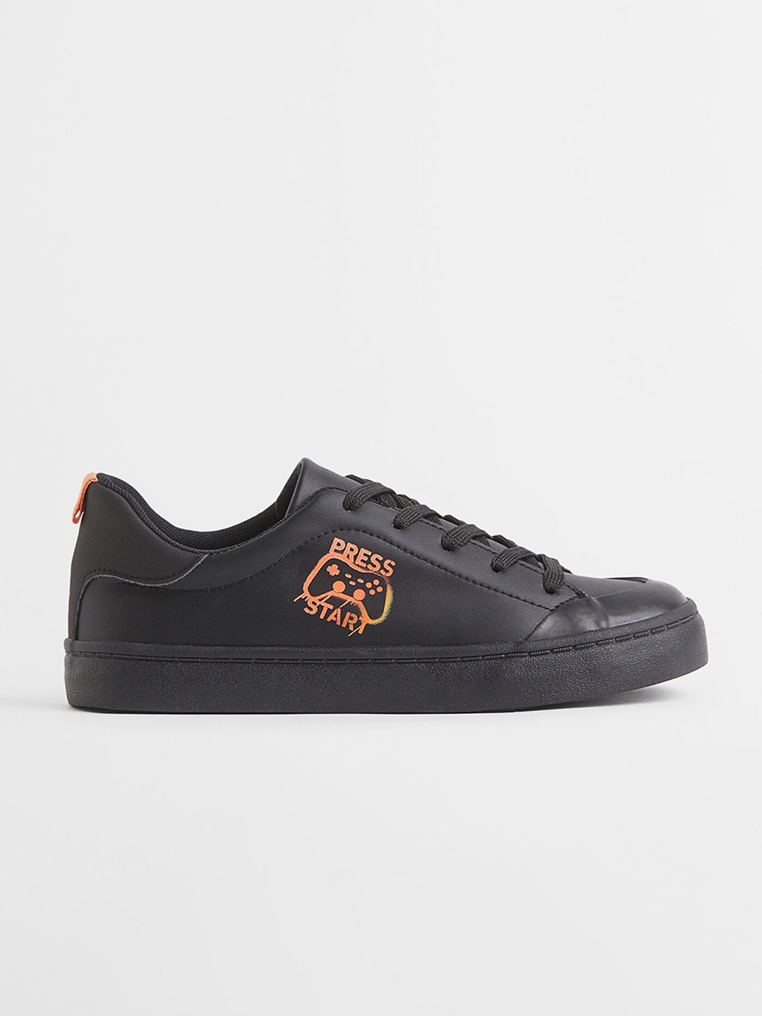

H&M Boys Black Woven Design PU Sneakers