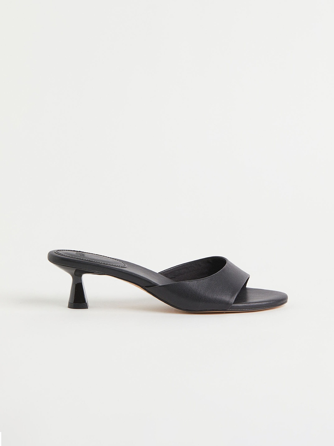

H&M Black Kitten Mules