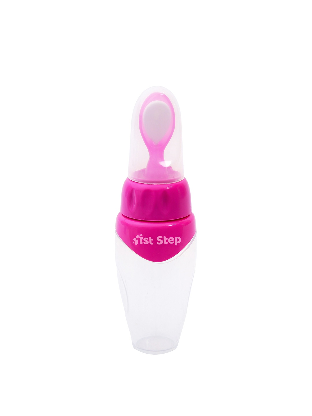 

1st Step Infant Kids Pink Solid Squeezy Spoon Feeder