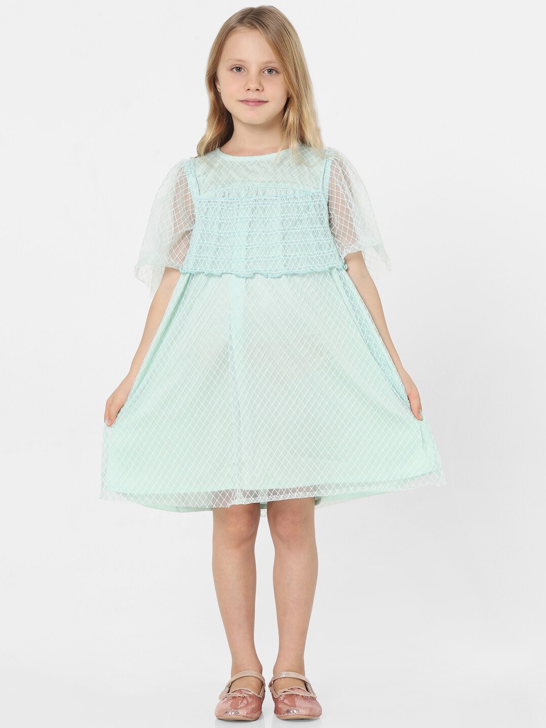 

KIDS ONLY Kids Girls Green Layered A-Line Dress