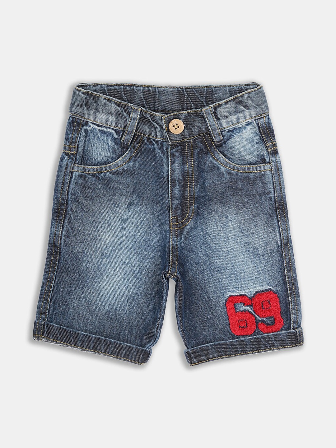 

Little County Boys Blue Washed Denim Shorts