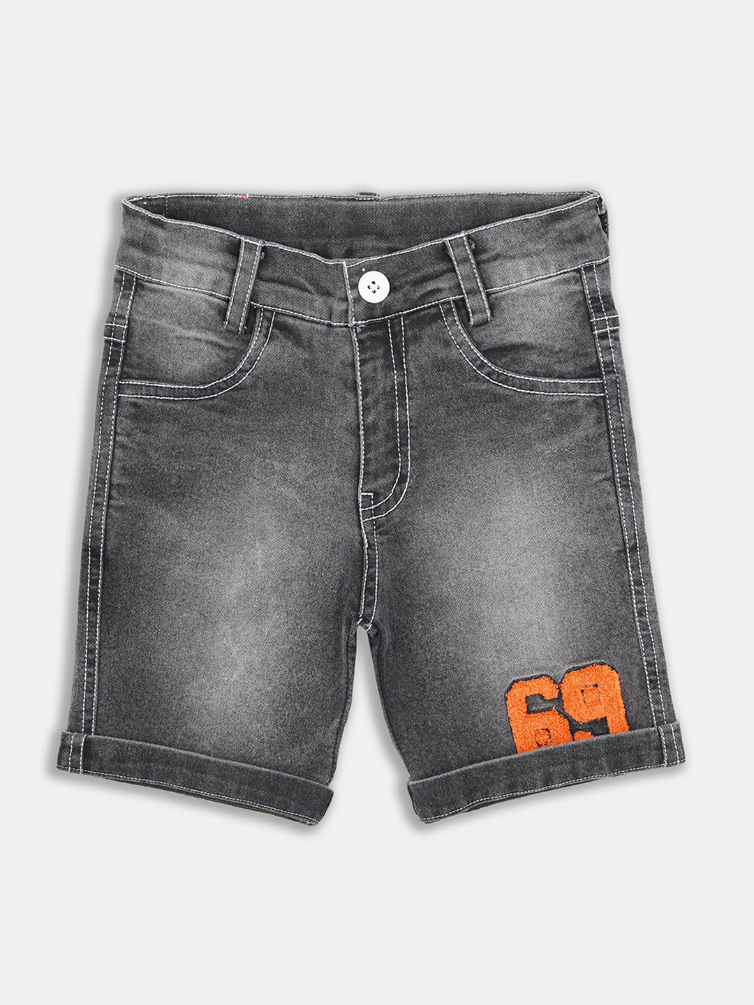 

Little County Boys Black Washed Denim Shorts