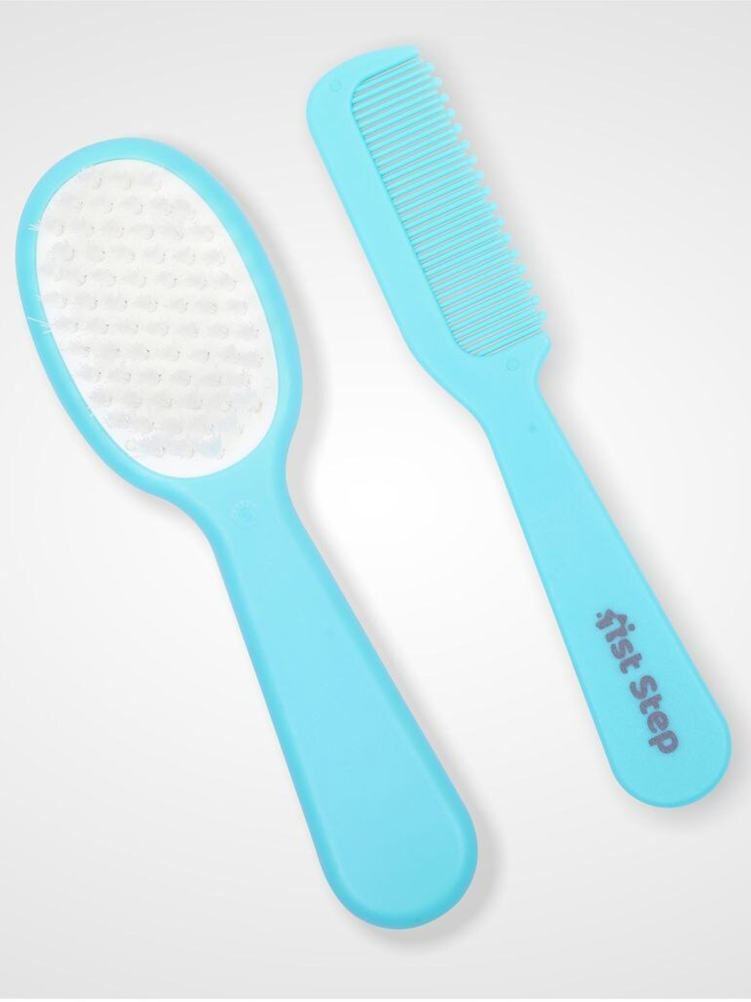 

1st Step Comb and Brush Set with Soft Bristles, Blue