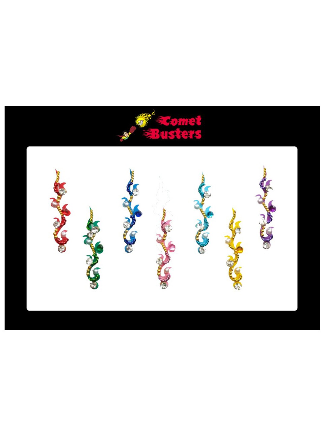 

Comet Busters Design Bindis, Multi