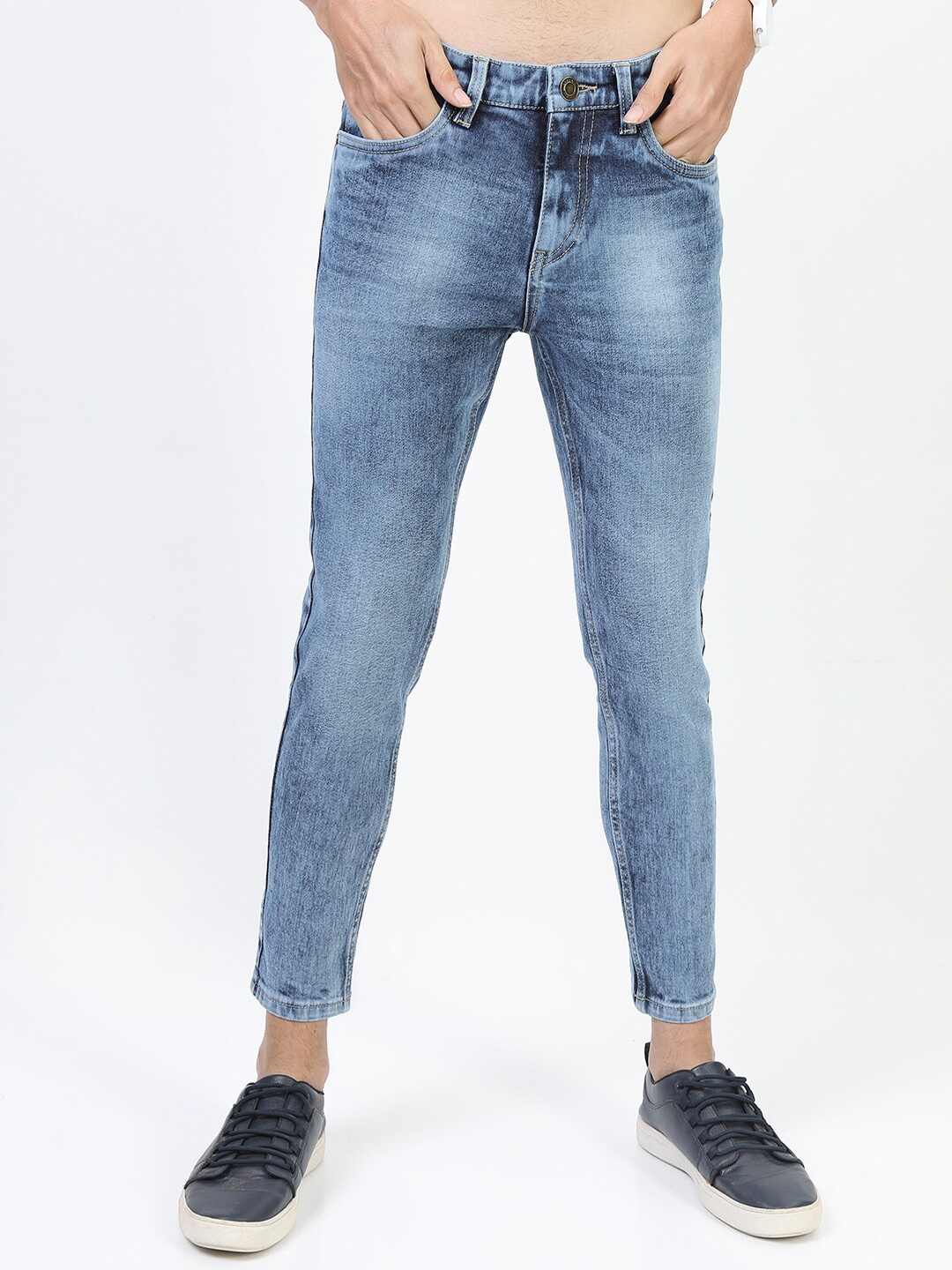 

HIGHLANDER Men Blue Skinny Fit Light Fade Stretchable Jeans
