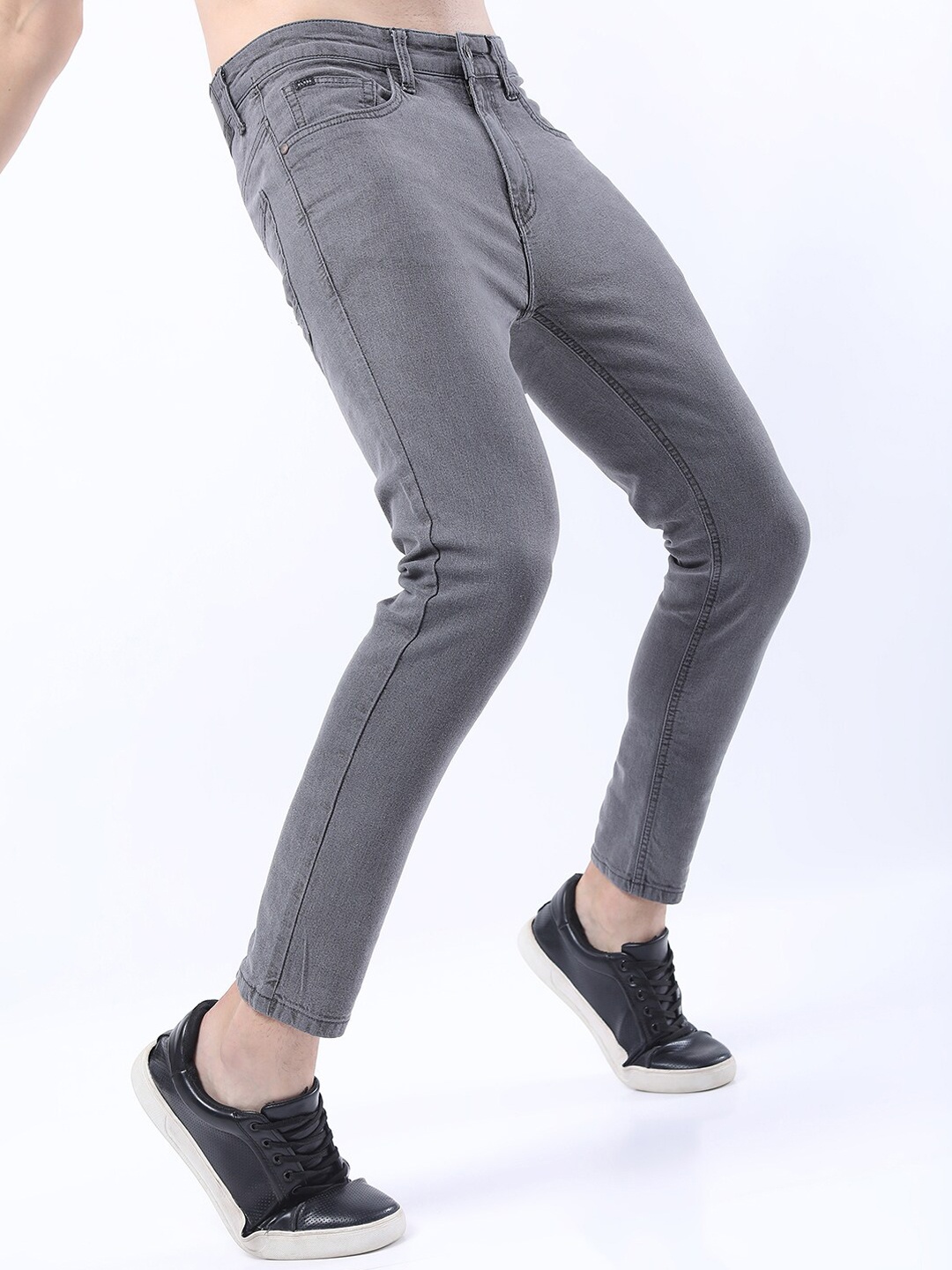 

HIGHLANDER Men Grey Skinny Fit Clean look Stretchable Jeans