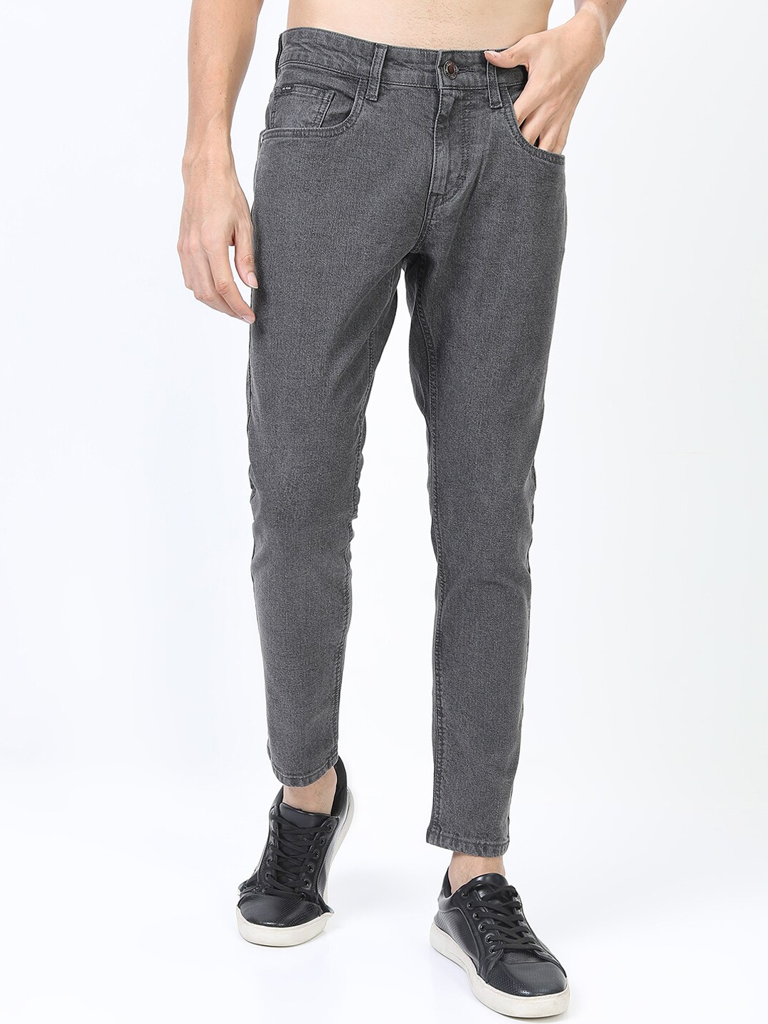 

HIGHLANDER Men Grey Skinny Fit Clean look Stretchable Jeans