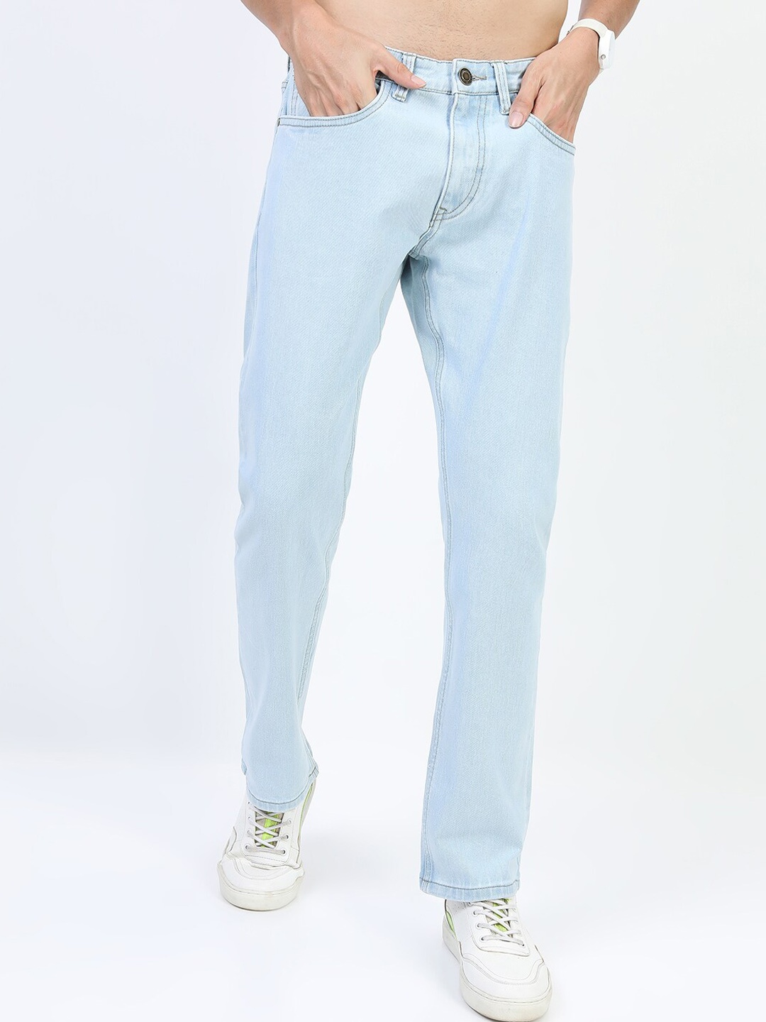 

HIGHLANDER Men Blue Straight Fit Stretchable Jeans
