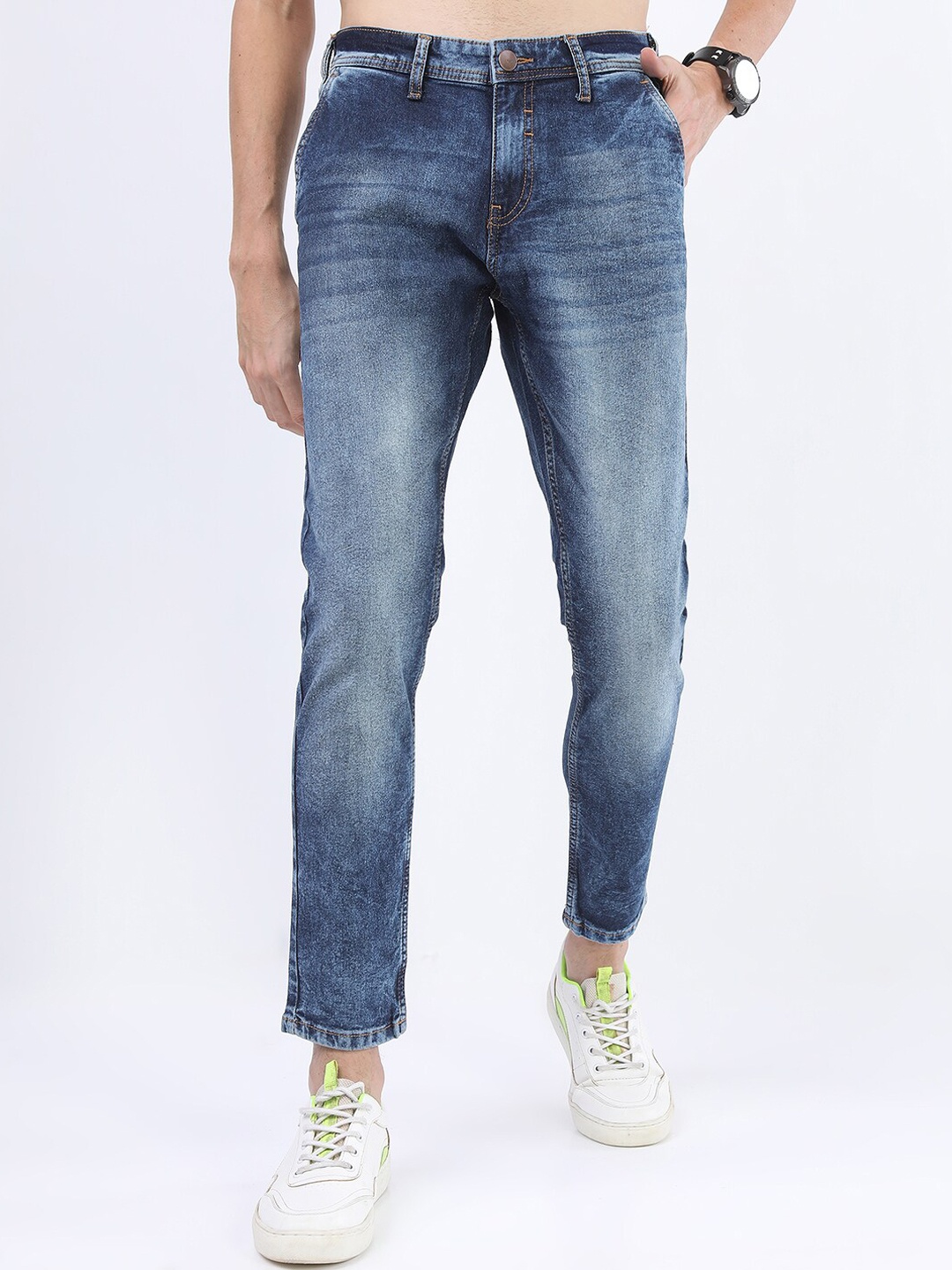 

KETCH Men Blue Slim Fit Heavy Fade Stretchable Jeans