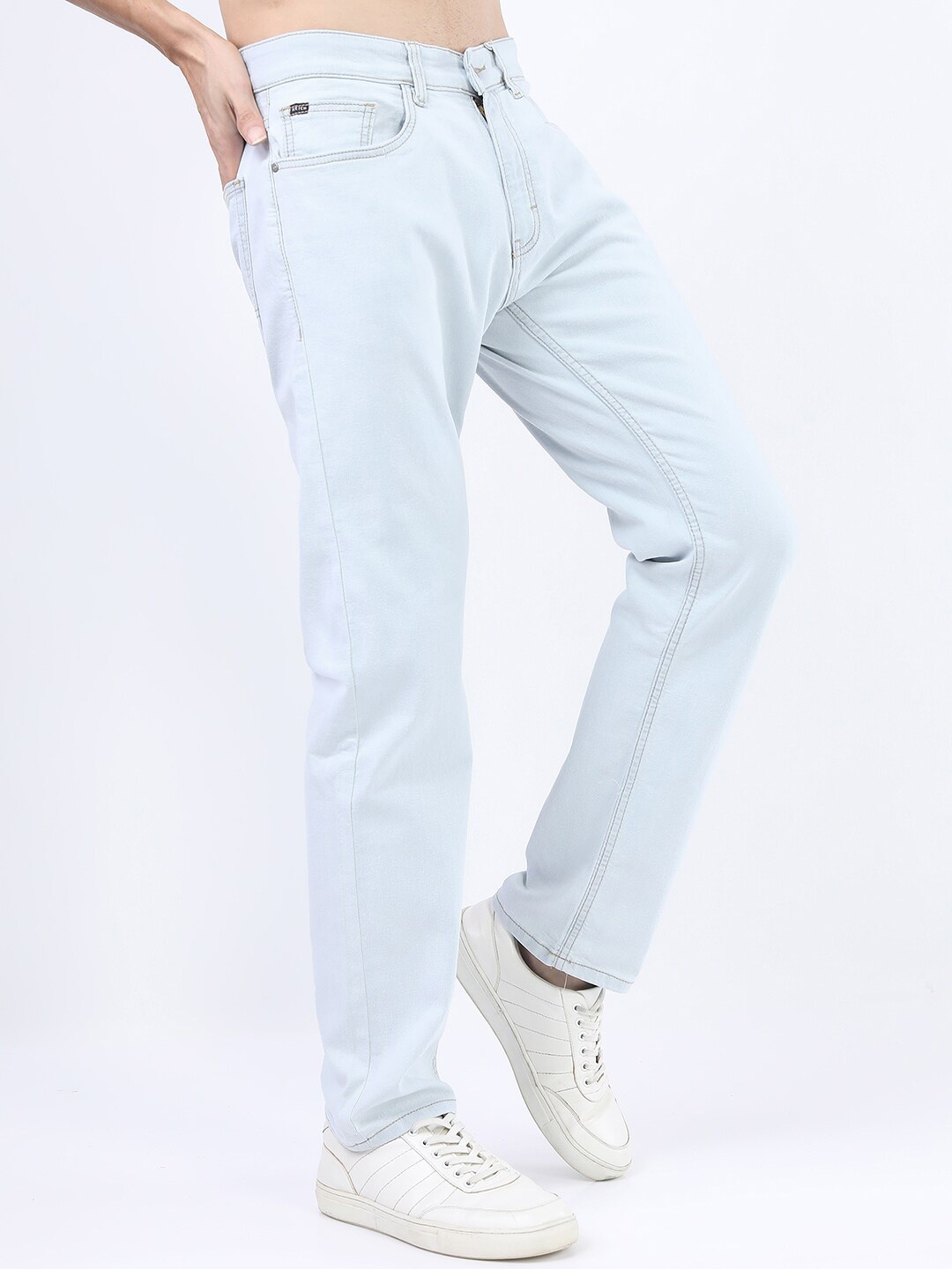 

KETCH Men Blue Straight Fit Clean look Stretchable Jeans
