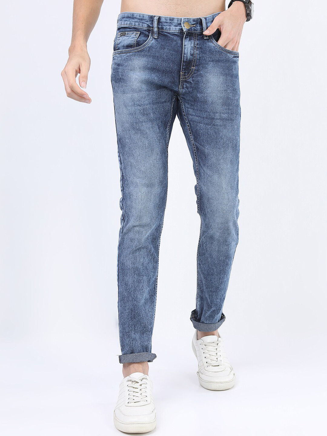 

KETCH Men Blue Slim Fit Heavy Fade Stretchable Jeans