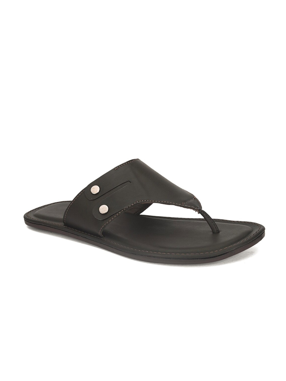 

Ferraiolo Men Brown & Black Comfort Sandals