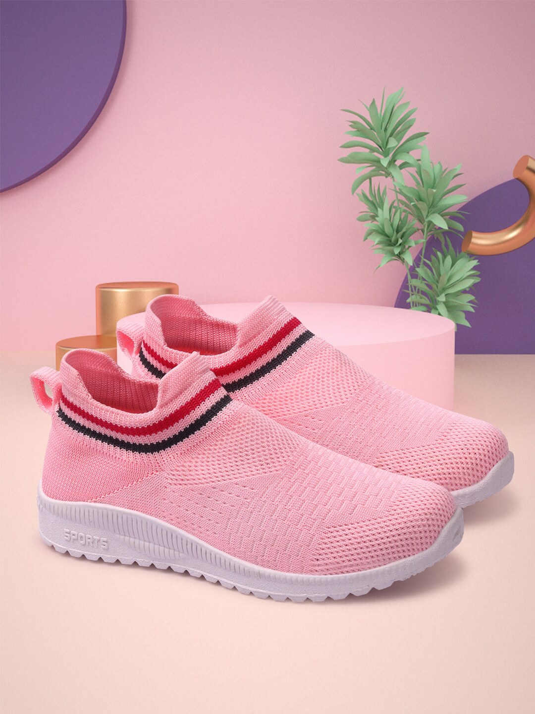 

TWIN TOES Women Pink Running Sports Shoes