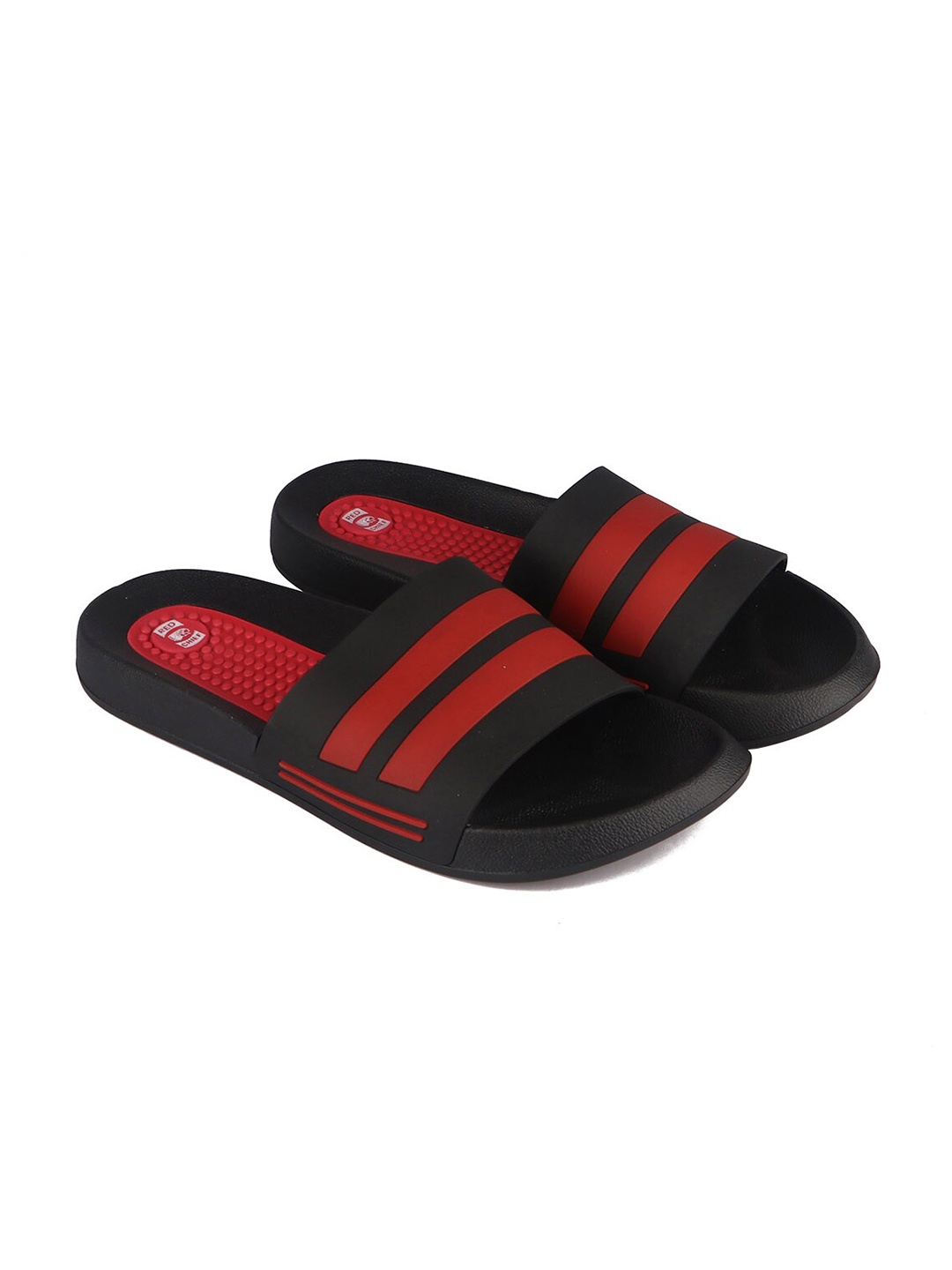 

Red Chief Men Black & Red Sliders