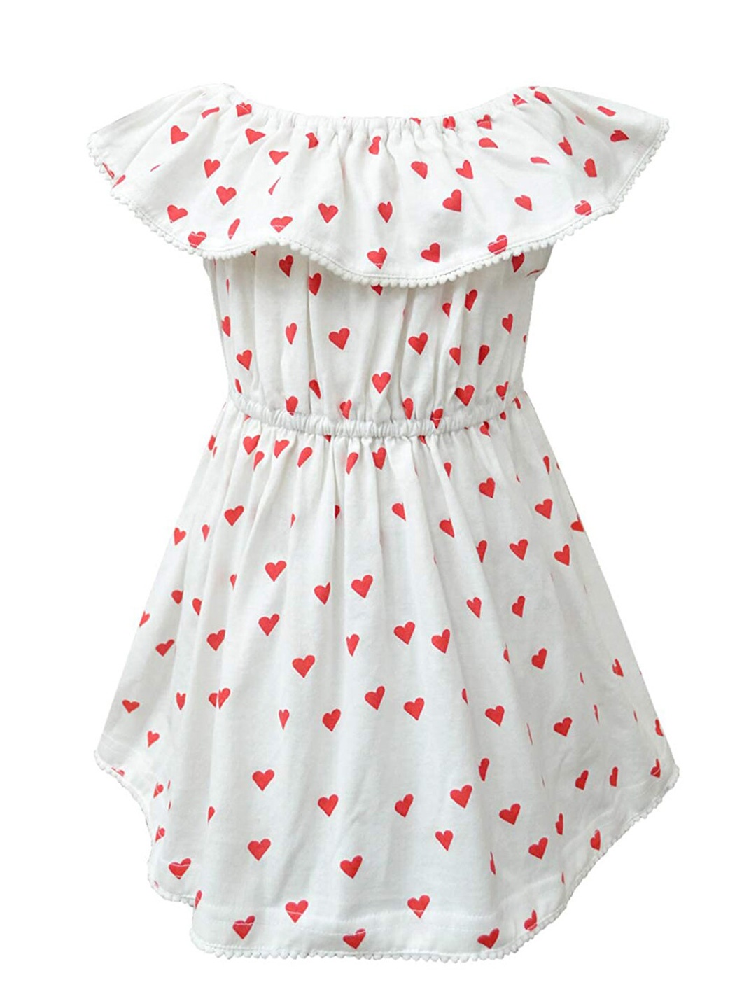 

A T U N White Gathered Dress