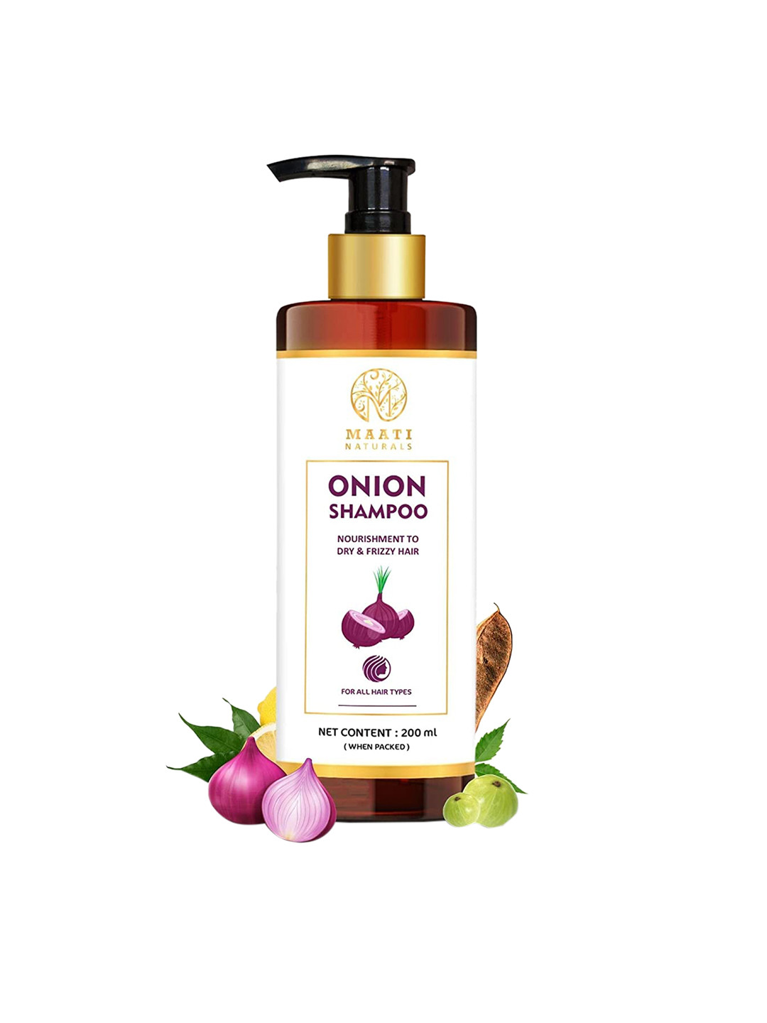 

MaatiNaturals White Onion Shampoo, Na