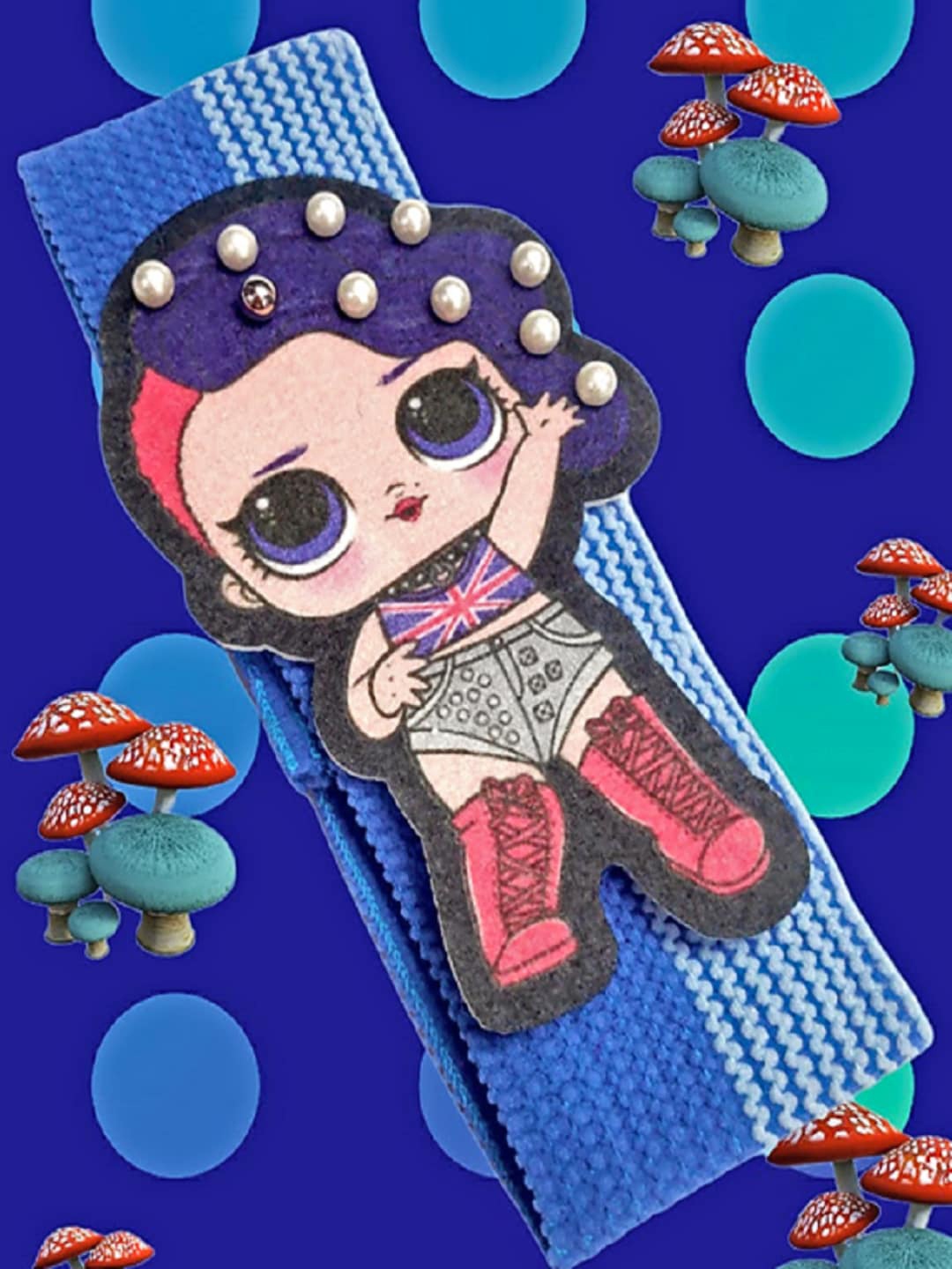 

Proplady Unisex Kids Blue Headband