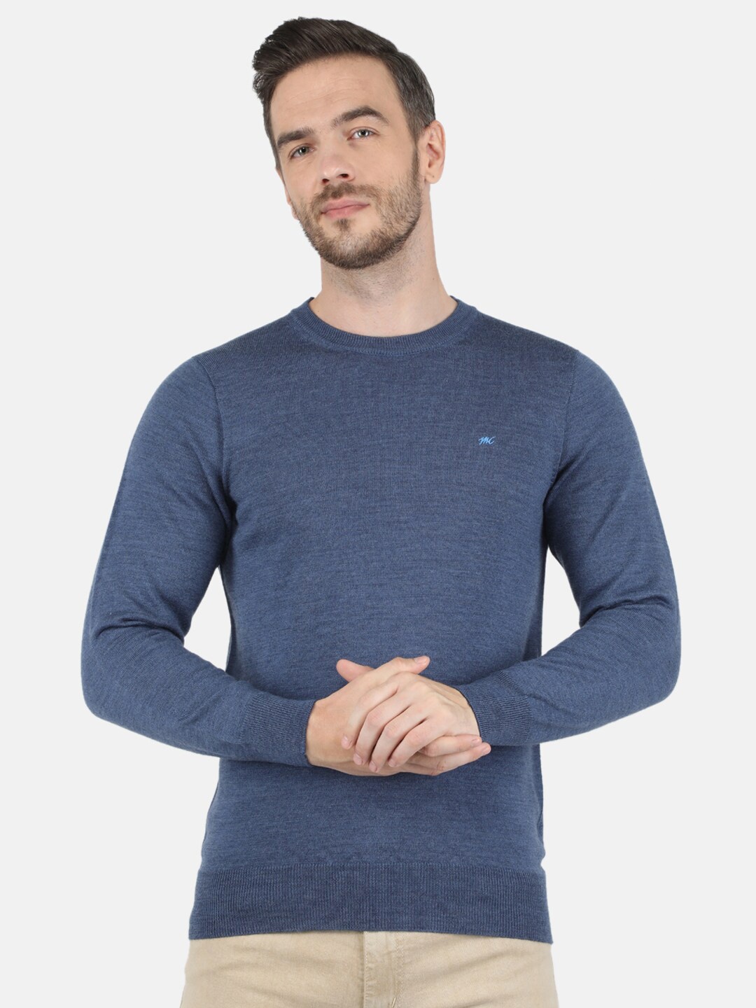 Monte Carlo Men Grey Pullover