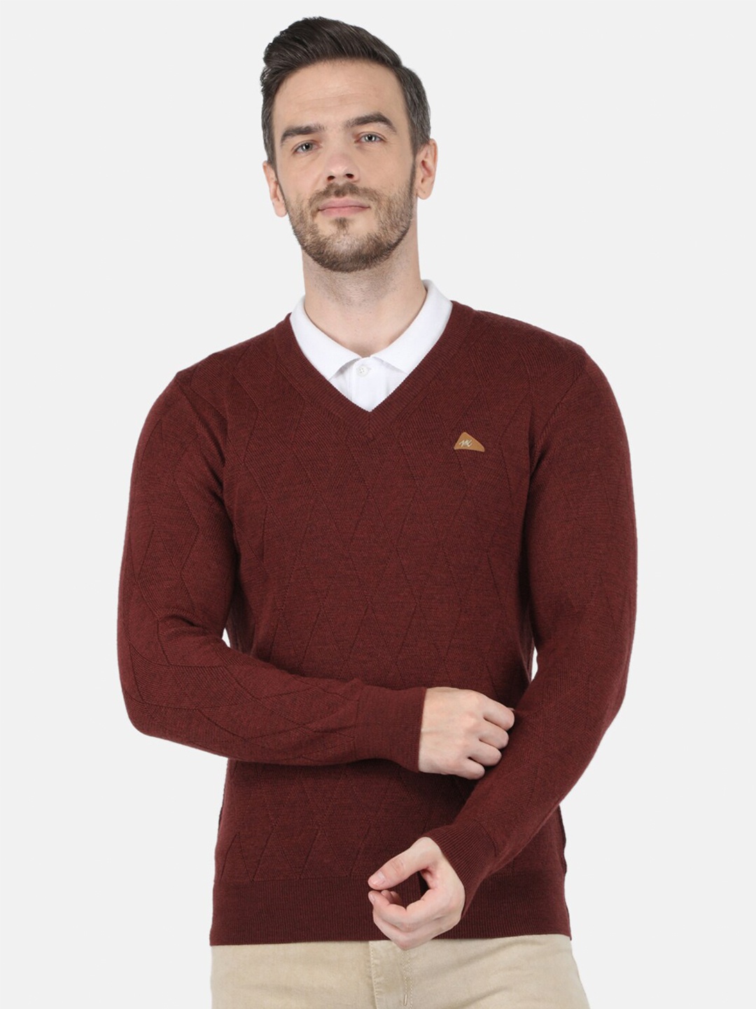 

Monte Carlo Men Maroon Pullover