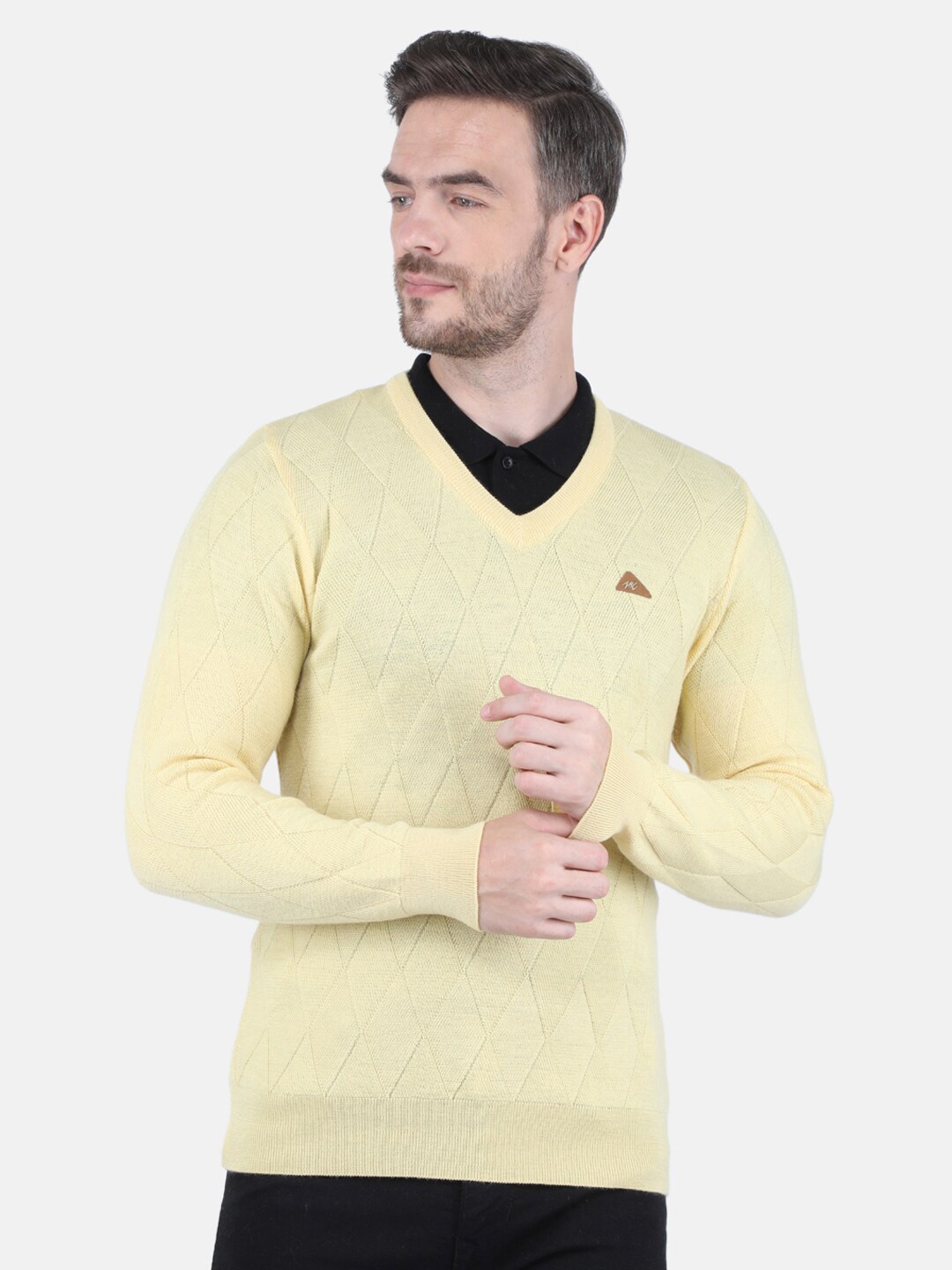 

Monte Carlo Men Yellow Pullover