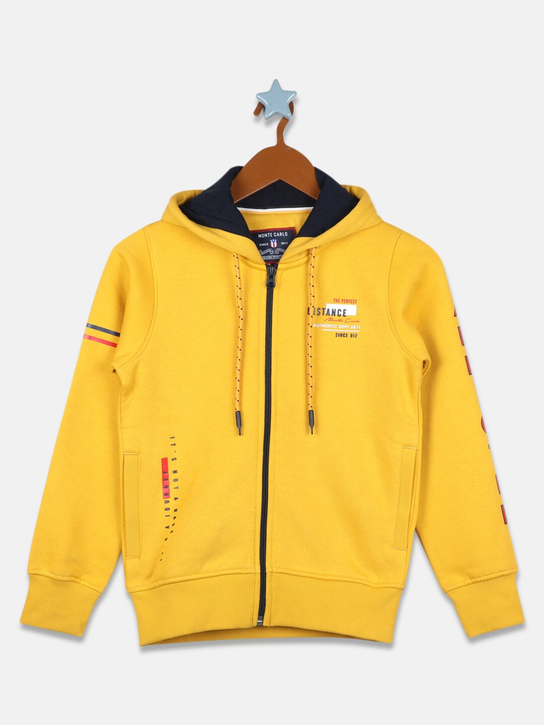 

Monte Carlo Boys Mustard Hooded Sweatshirt