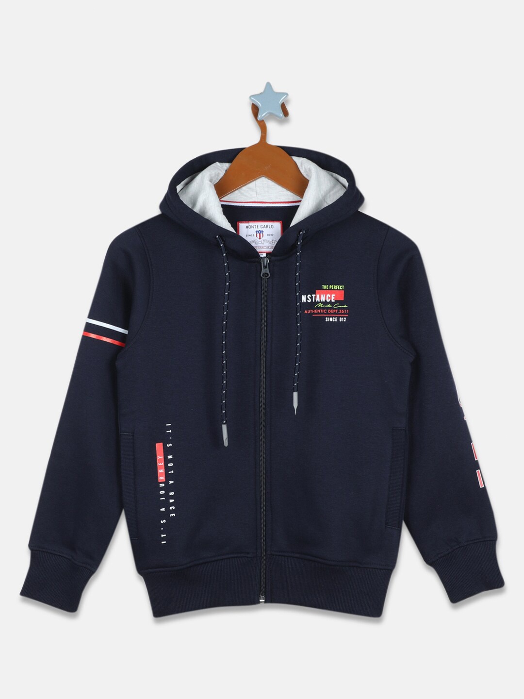 

Monte Carlo Boys Navy Blue Hooded Sweatshirt