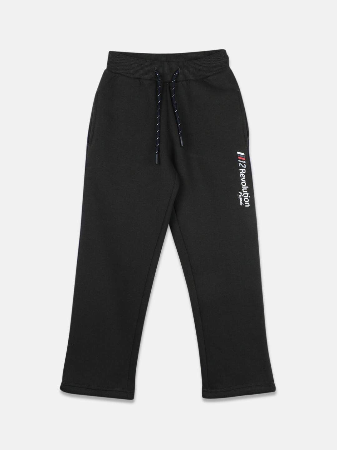 

Monte Carlo Boys Olive Green Solid Track Pants