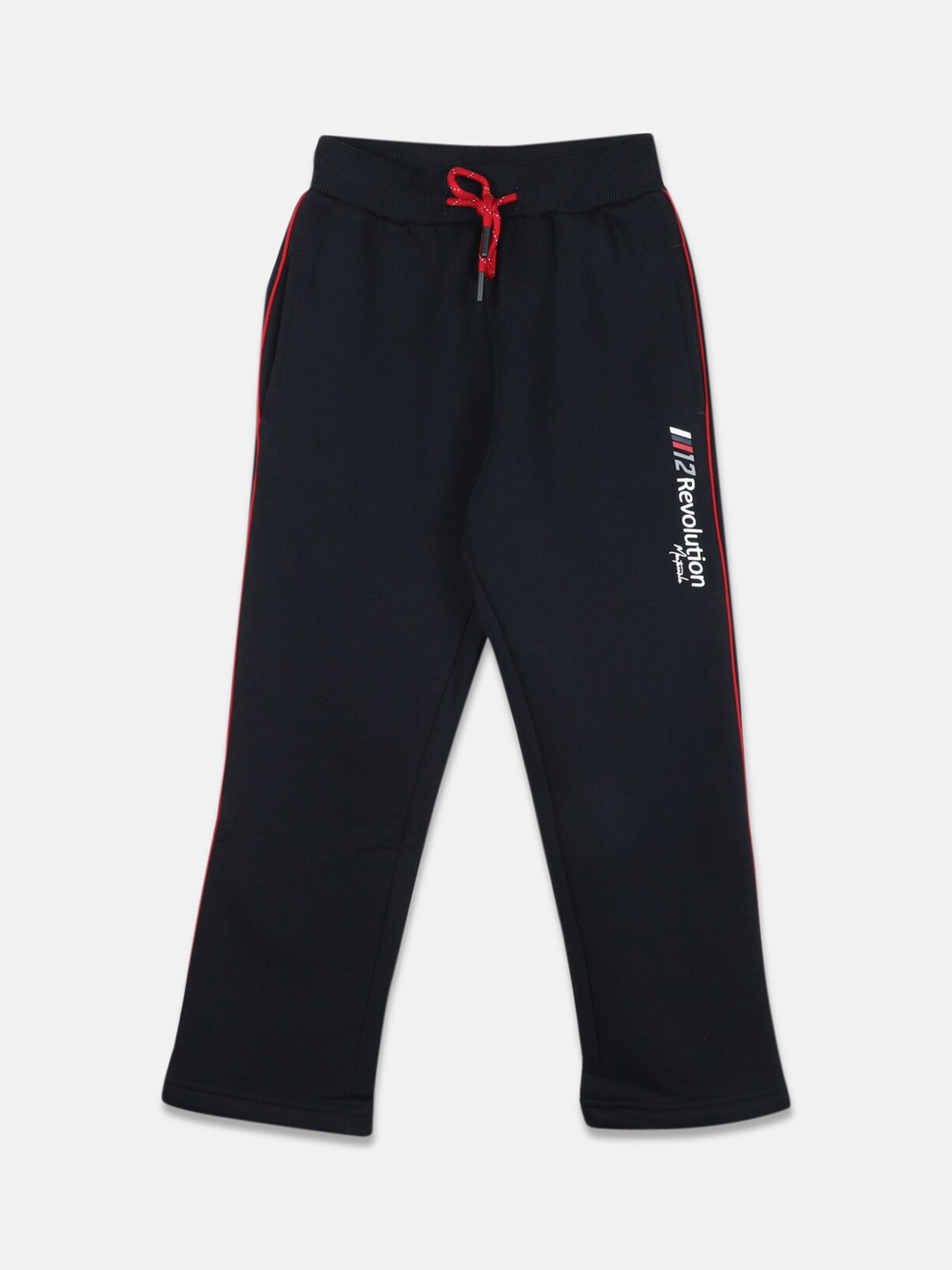 Monte Carlo Boys Navy Blue Solid Track Pant