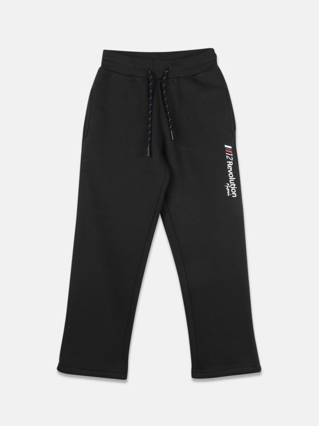 

Monte Carlo Boys Olive-Green Solid Track Pant