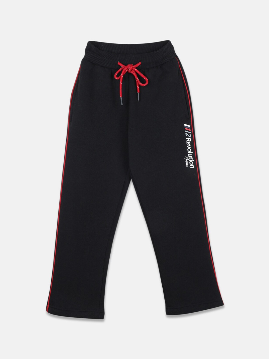 

Monte Carlo Boys Black Solid Track Pants