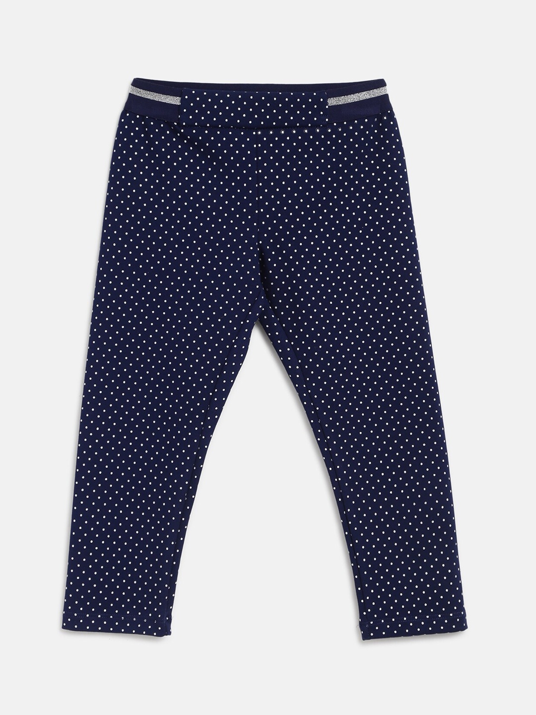 

Chicco Infant Girls Navy Blue Printed Ankle Length Leggings