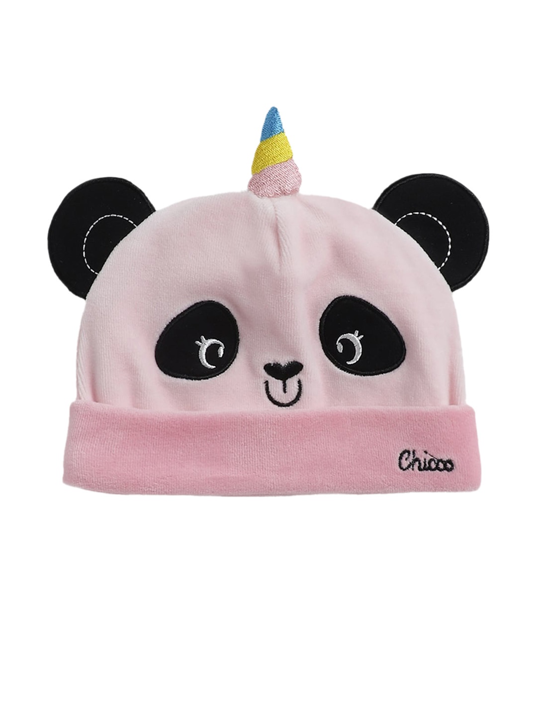Chicco Girls Pink & Black Beanie