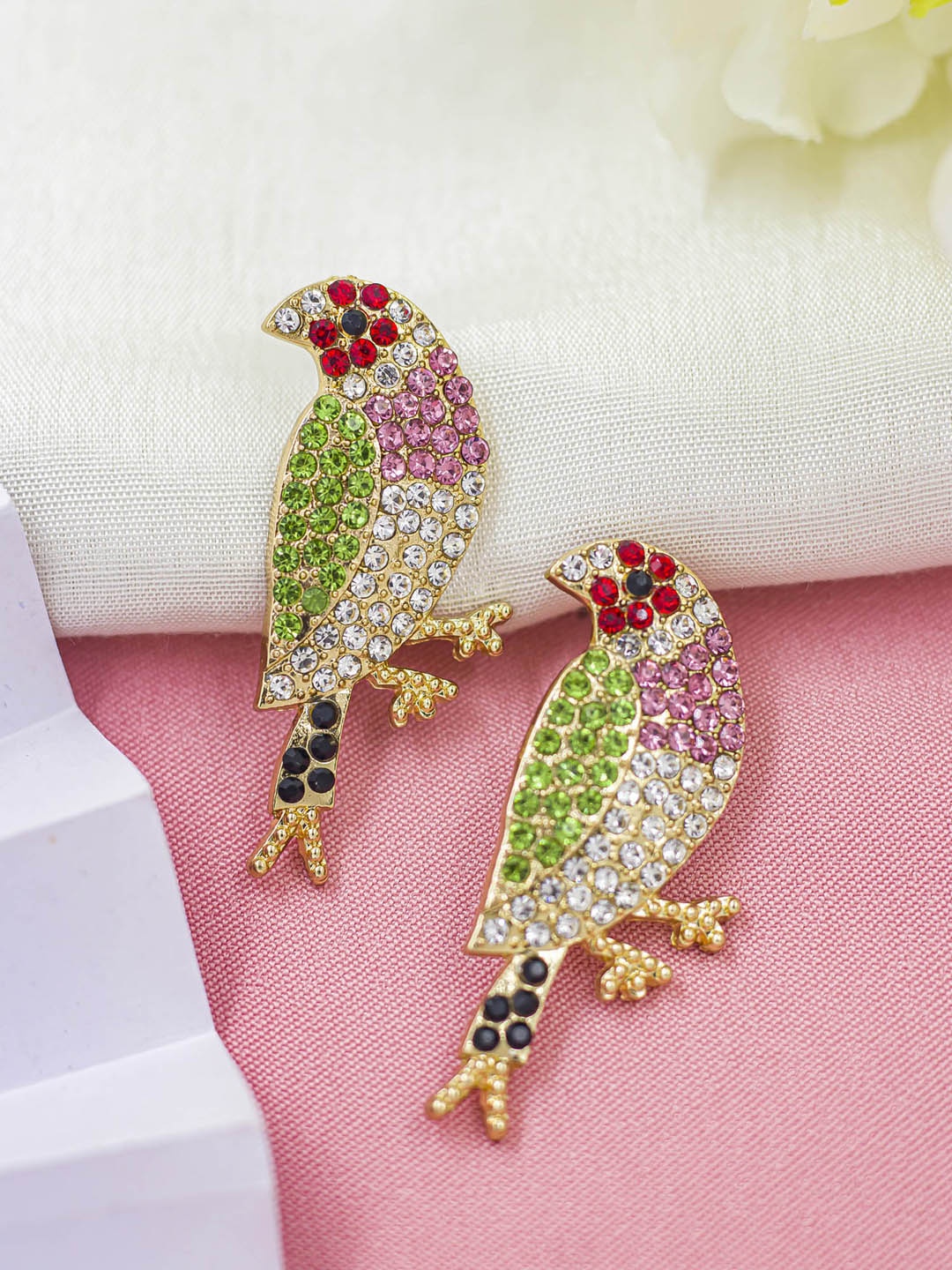 

Bellofox Animal Shaped Studs Earrings, White