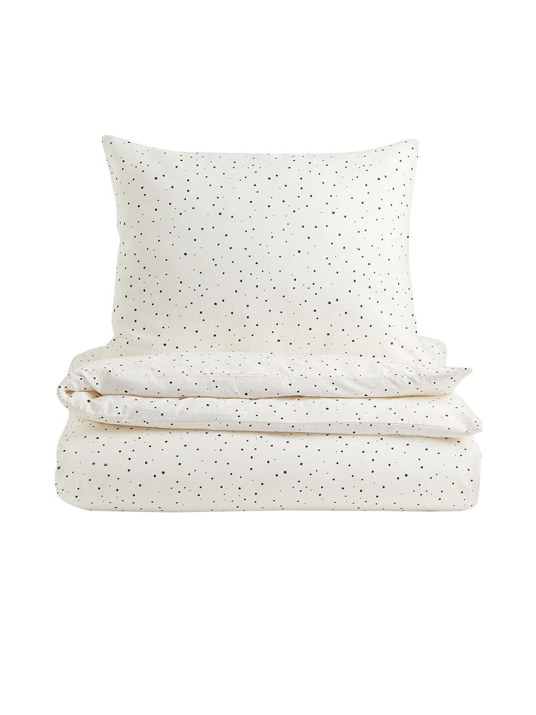 

H&M Girls White Patterned Single Duvet Cover Set