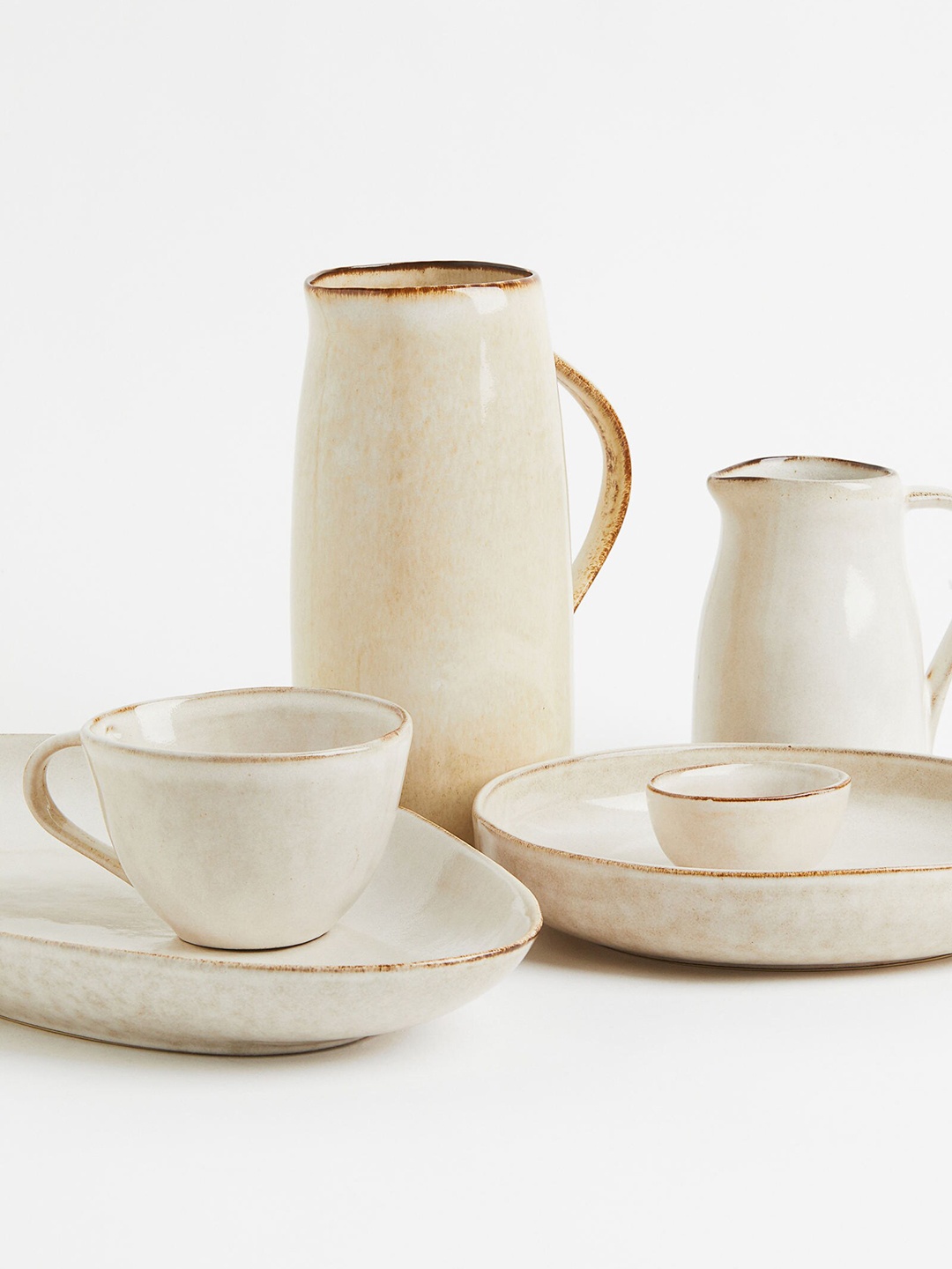 

H&M Beige Small Stoneware Bowl
