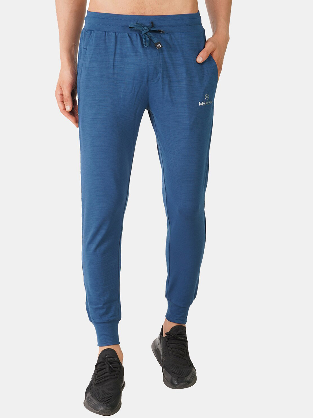 

MEMEN Men Blue Solid Jogger