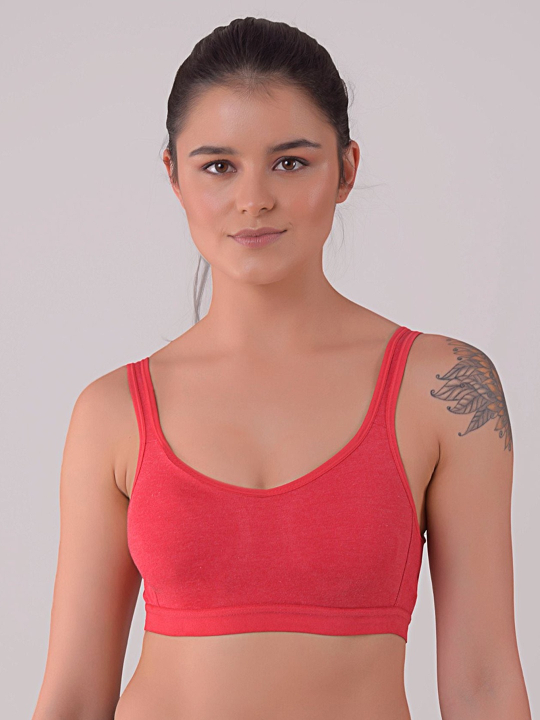 

Apraa & Parma Coral Non Padded Organic Features Sports Bra