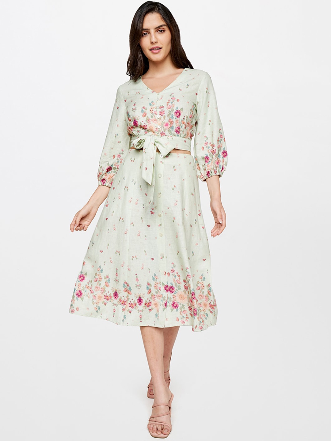 

AND Printed Co-Ord Set, Green