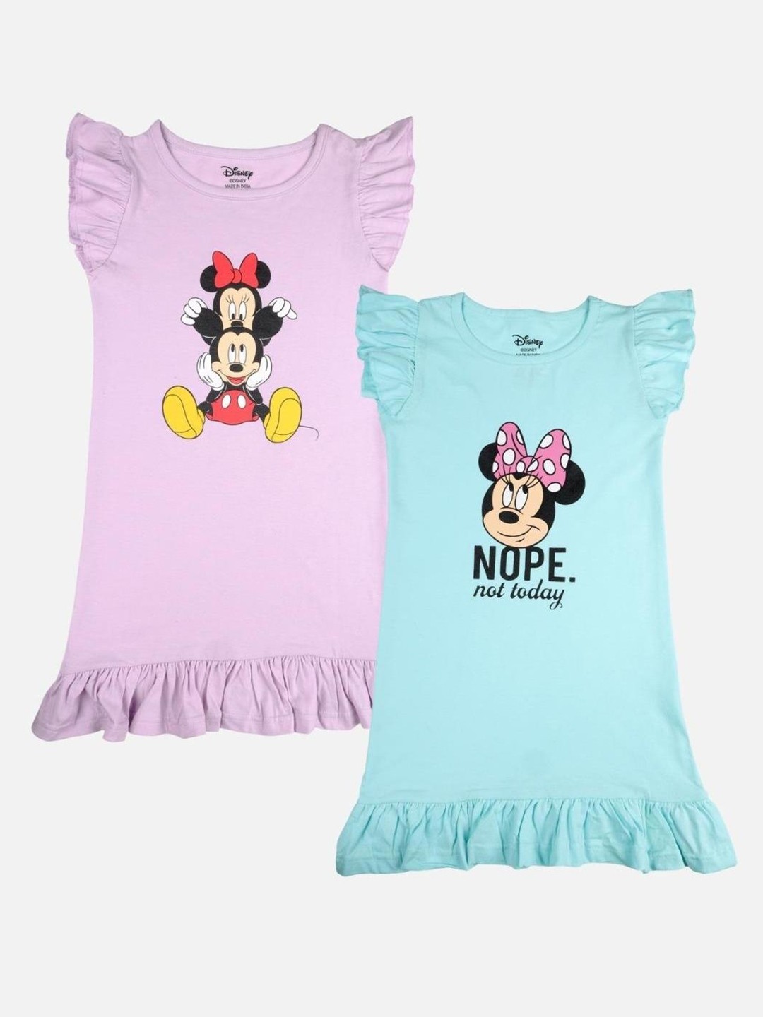 

Nap Chief Girls Blue Printed Nightdress