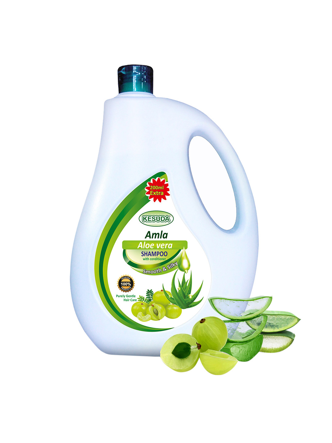 

KESUDA Aloe vera Amla Shampoo for Better Hair Growth 1 L, Green