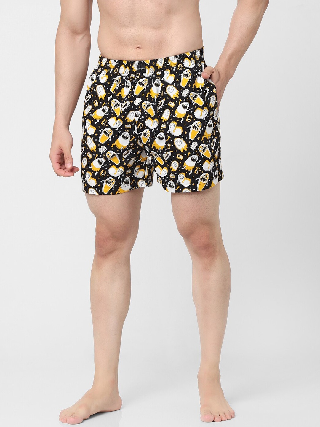 

Jack & Jones Men Black Printed Boxers 1339962004