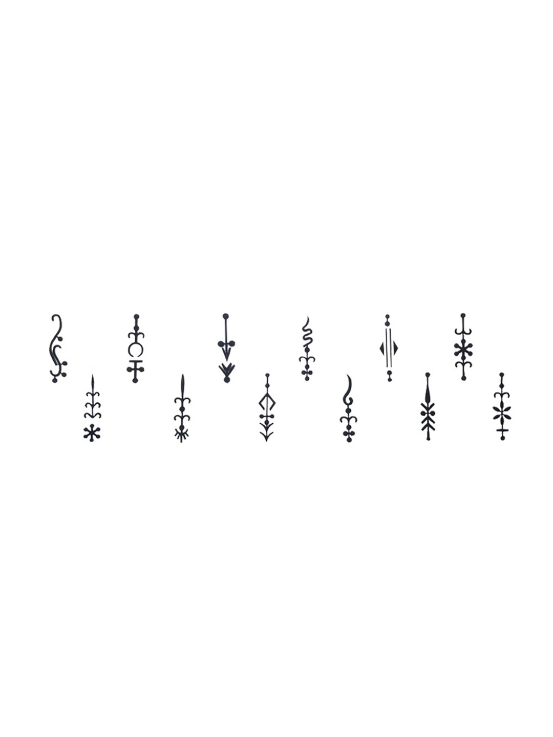 

Comet Busters 12 Pcs Black Solid Bindi