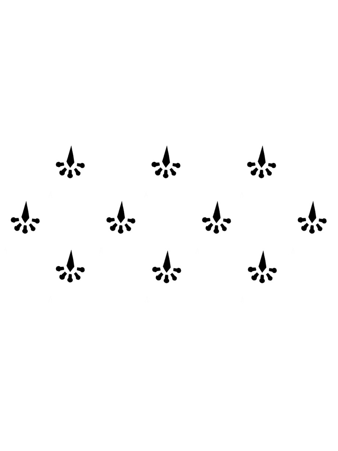 

Comet Busters Black Traditional Designer Bindis