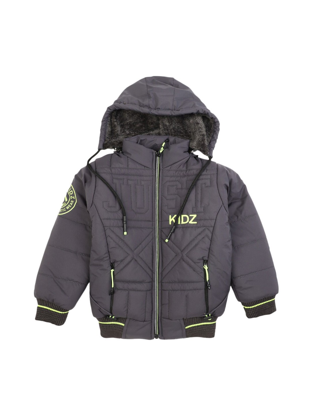 

V-Mart Boys Grey Lightweight Bomber Jacket